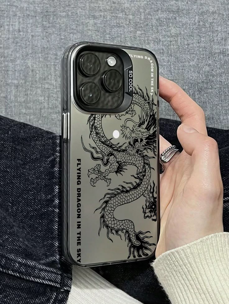 Dragon Pattern Shock Proof Case For Iphone